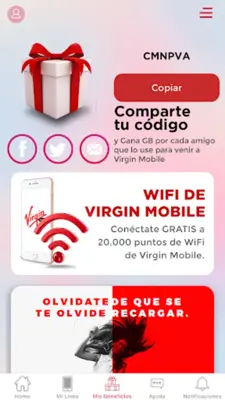 Virgin Mobile México android App screenshot 2