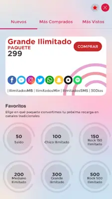 Virgin Mobile México android App screenshot 5